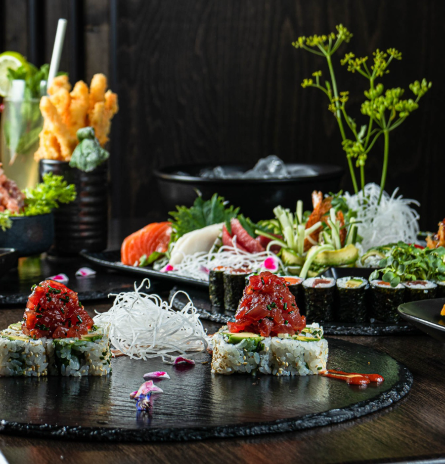 Sushi-Platte bei Sushi King Berlin